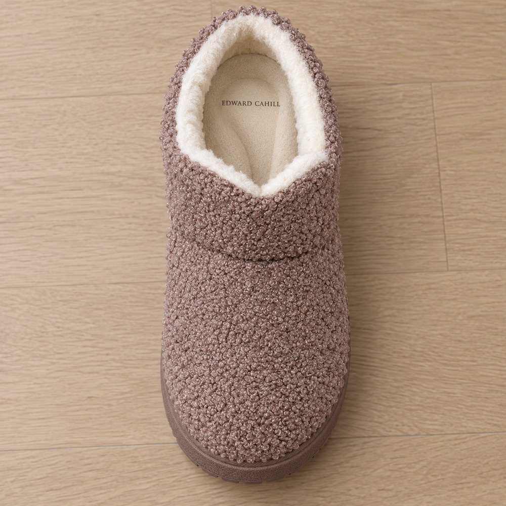 Belluno Orthopedic Ankle Booties in Mushroom (footbed)