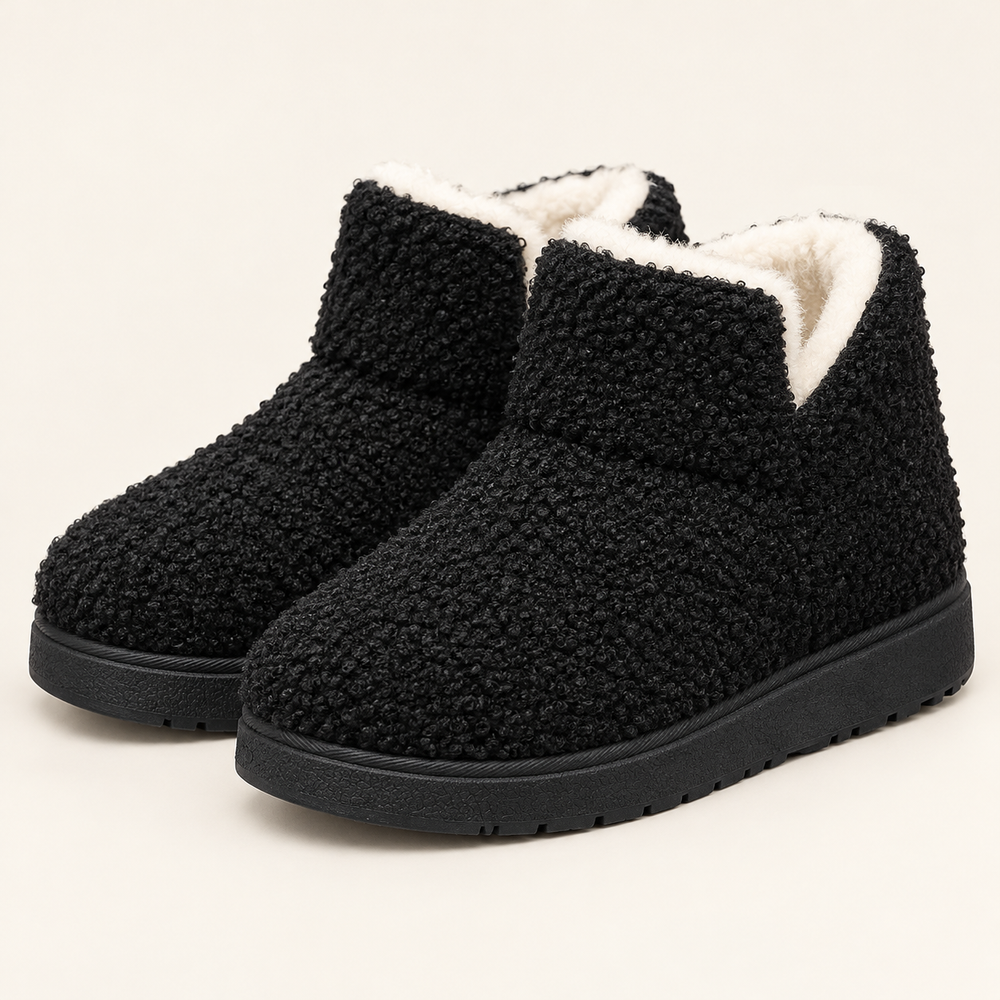 Belluno Orthopedic Ankle Booties in Black