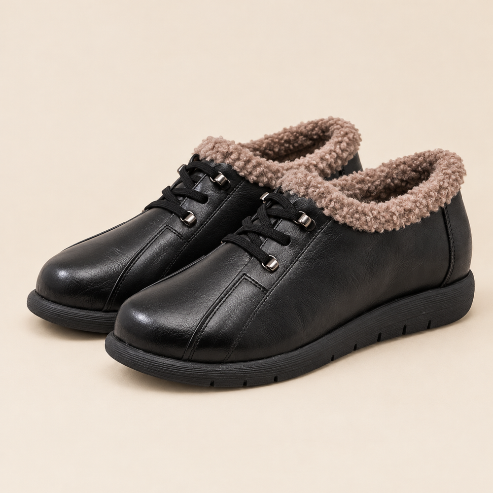 Bassano Orthopedic Moccasins in Black