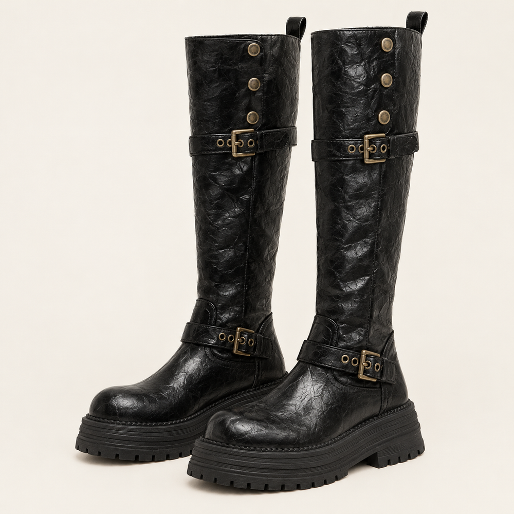 Lucca Riding Boots in Black