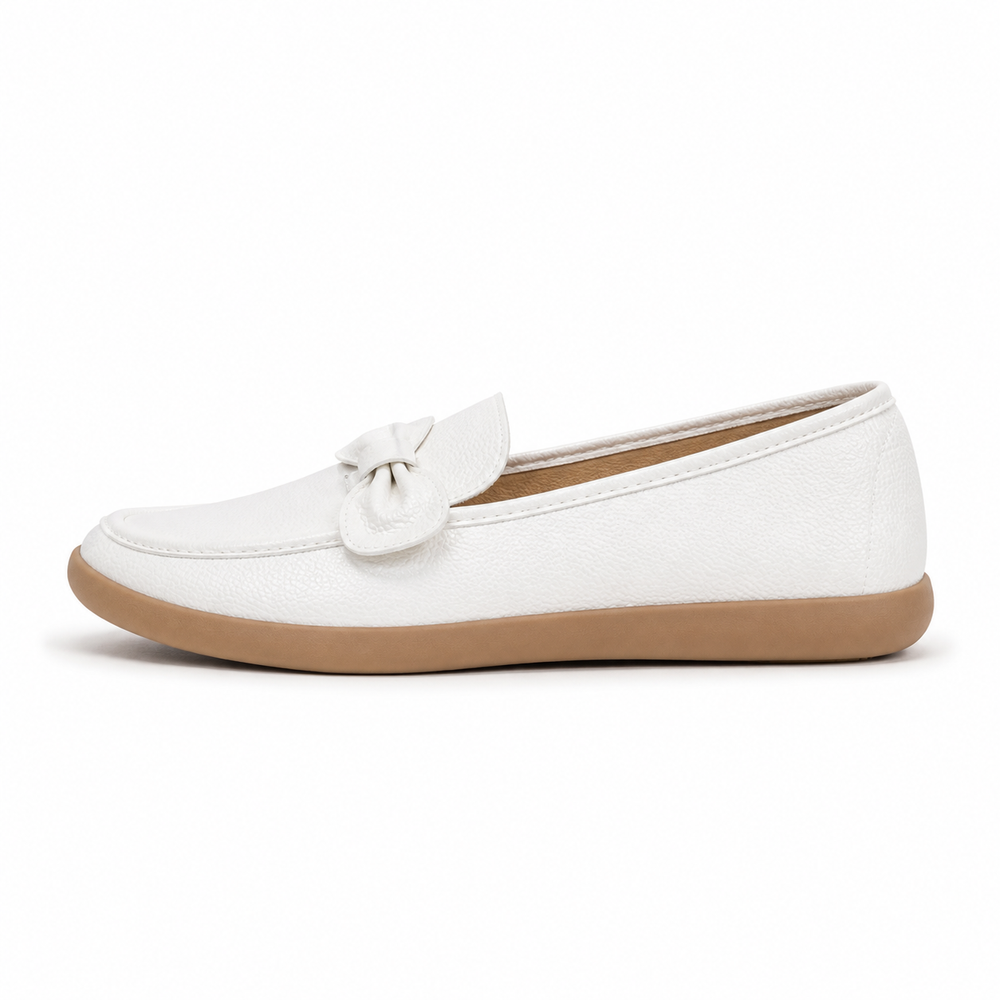 Catania Orthopedic Loafers - White - side view