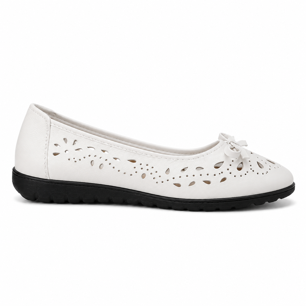 Vicenza Orthopedic Sandals - White - side view
