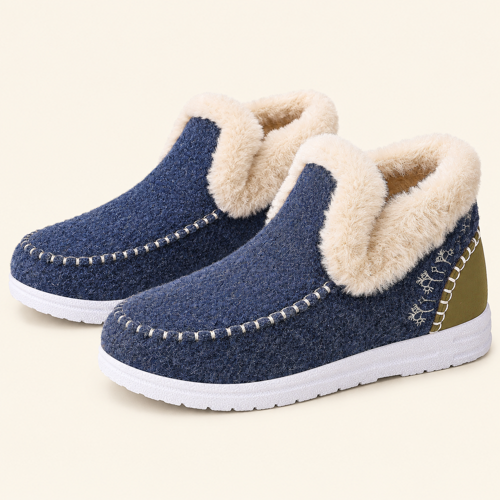 Scanno Orthopedic Moccasins in Navy