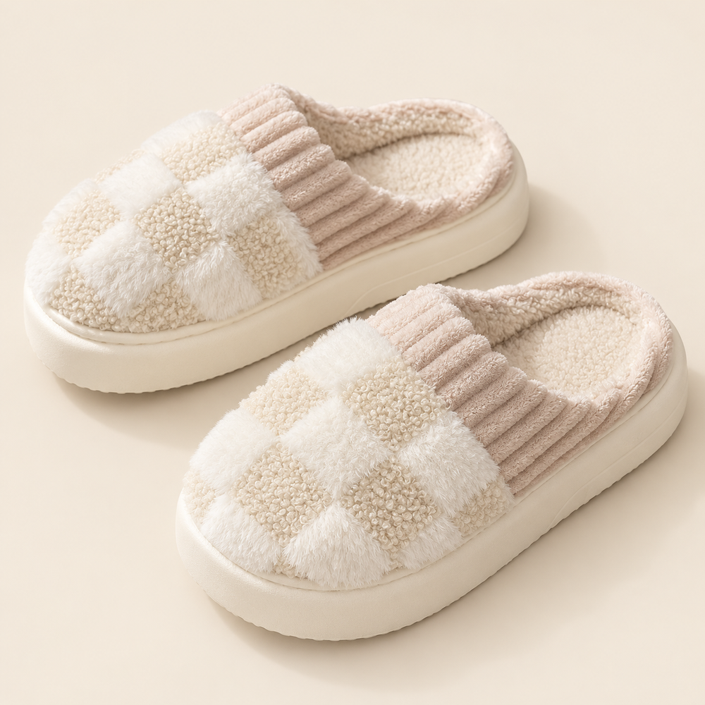 Dobbiaco Slippers in Cream Check