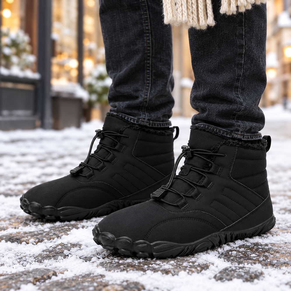 Erice Snow Boots in Black (on foot)