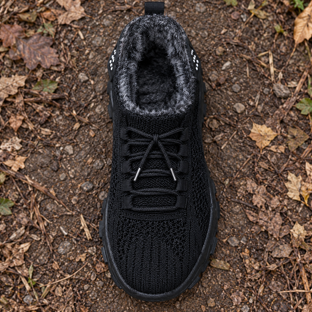 Garda Sneakers in Black (inside view)