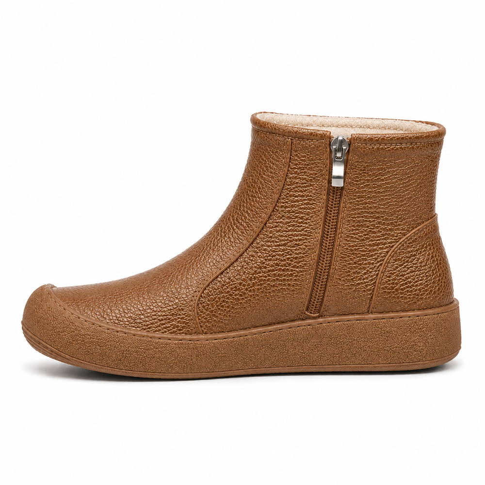 Viterbo Orthopedic Ankle Boots - Brown - side view
