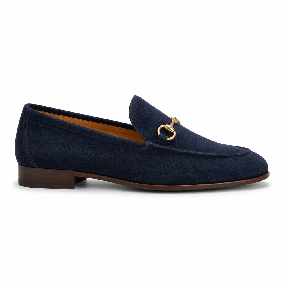 The Porto Orthopedic Loafers - Navy - side view