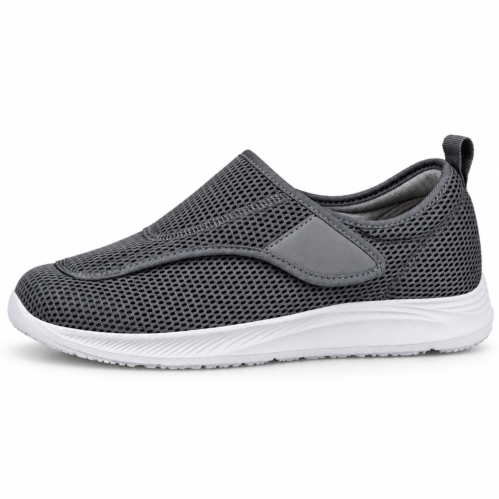 Folgaria Orthopedic Comfort Shoes - Dark Gray - side view