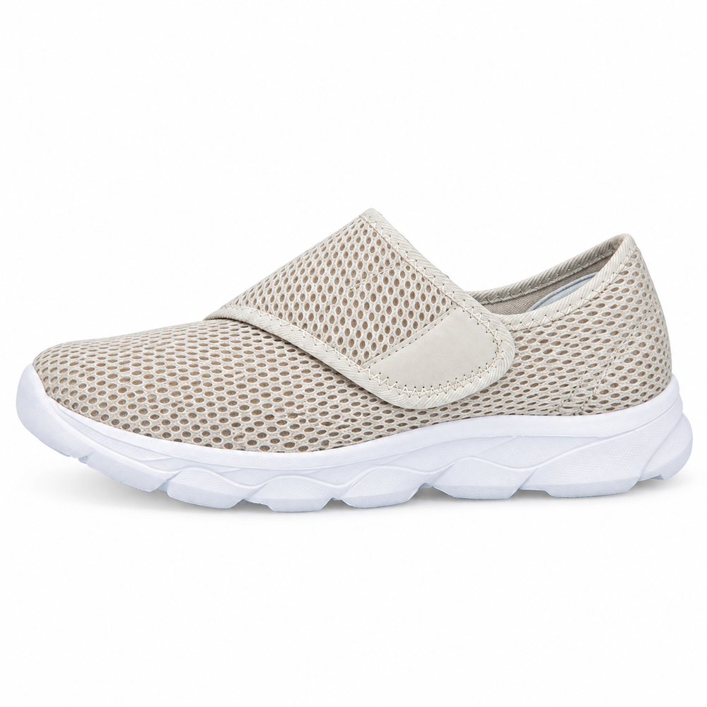 Bellano Orthopedic Walking Shoes - Khaki - side view