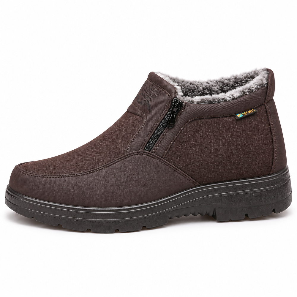 Colico Women's Orthopedic Comfort Shoes - Coffee Brown - side view