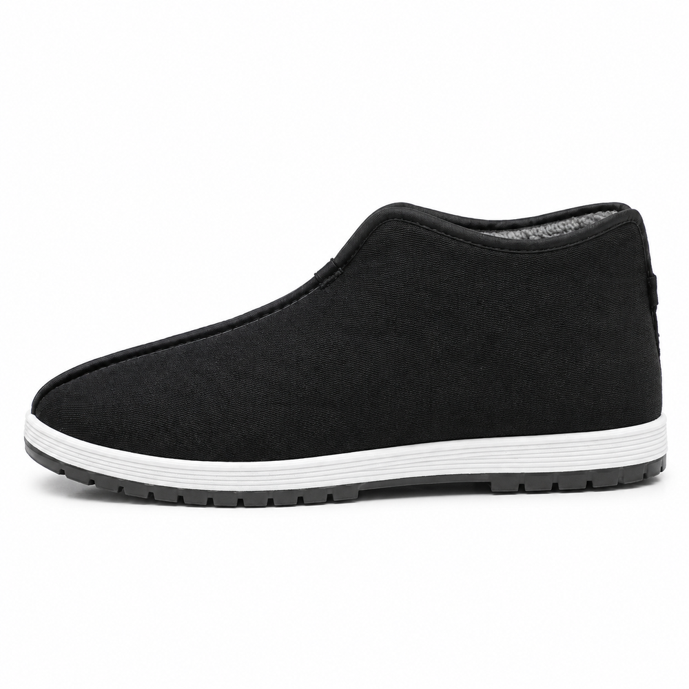 Gabicce Women's Orthopedic Slip-On Shoes - Black - side view