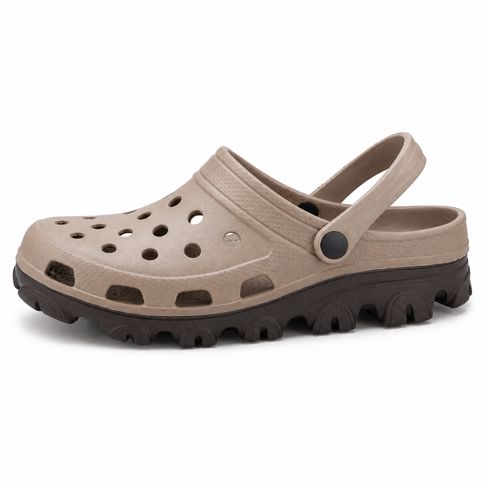 Alatri Orthopedic Clogs - Khaki - side view