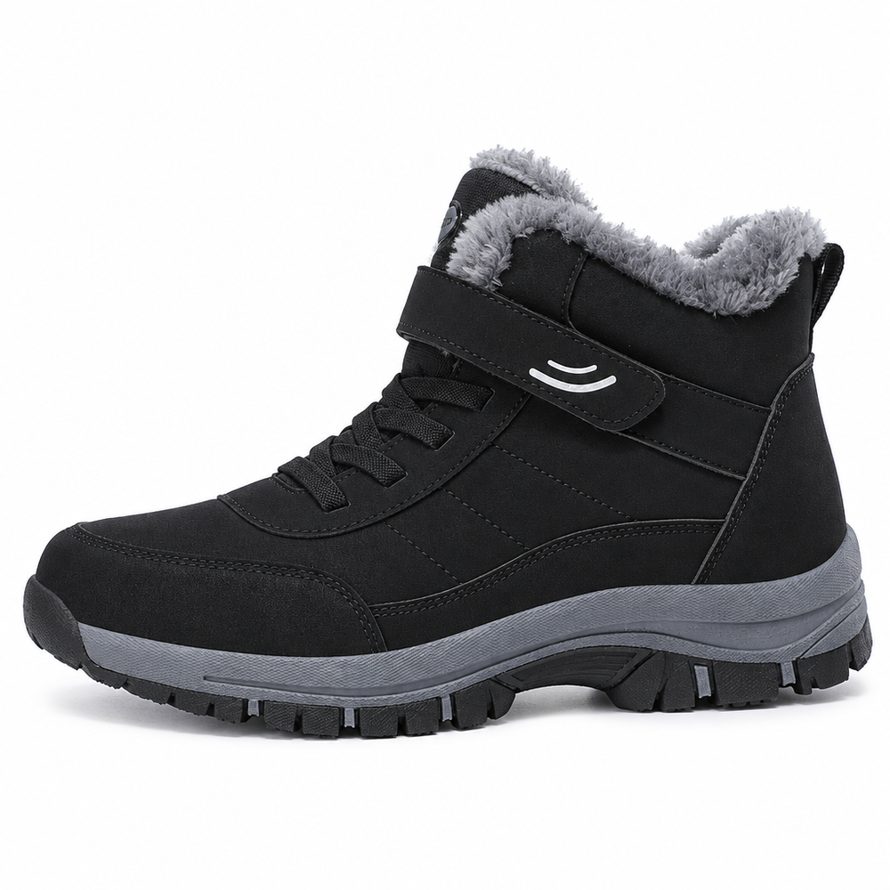 Chiusa Orthopedic Ankle Boots - Black - side view