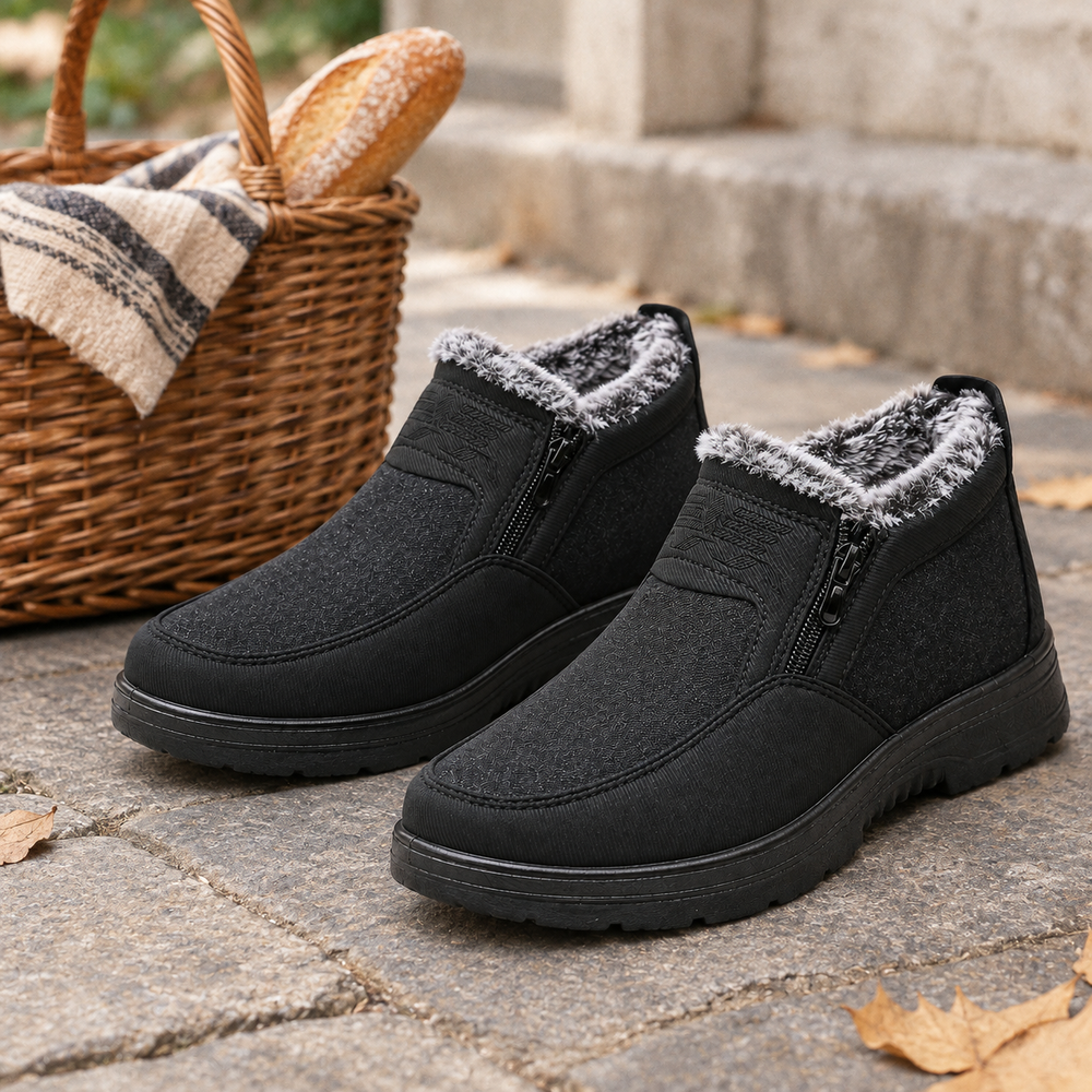 Colico Women's Orthopedic Comfort Shoes - Black - styled