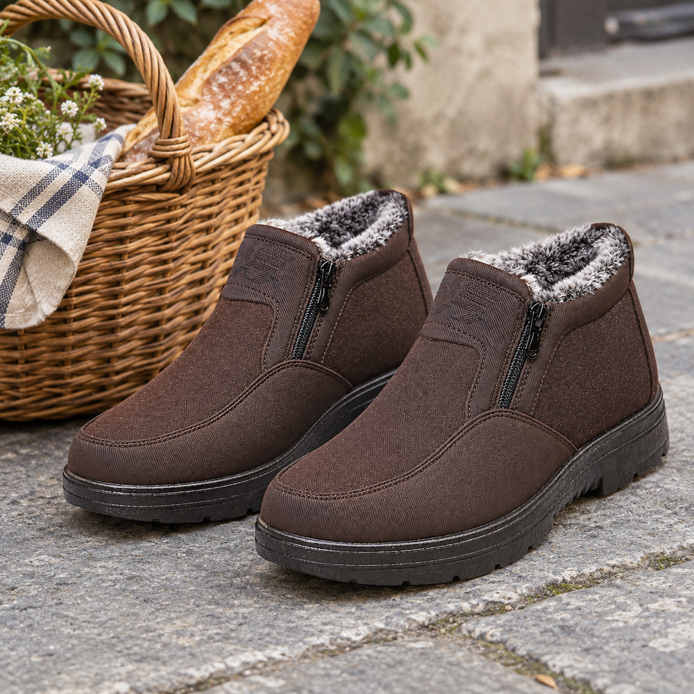 Colico Women's Orthopedic Comfort Shoes - Coffee Brown - styled