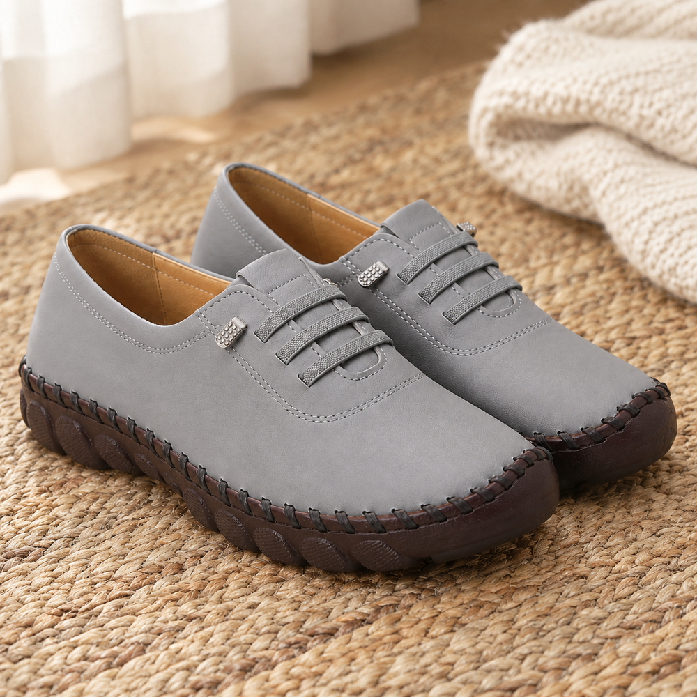 Fiesole Orthopedic Flats - Grey - styled
