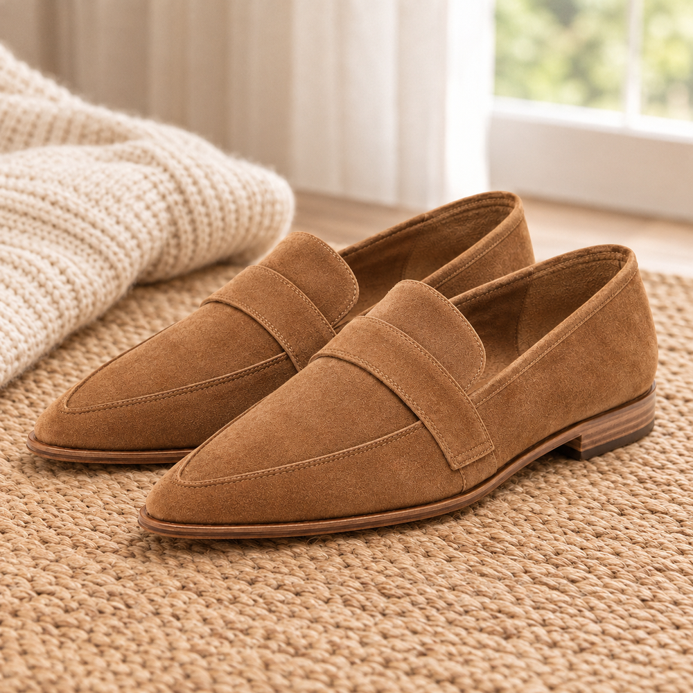 The Siena Orthopedic Loafers - Tan - styled