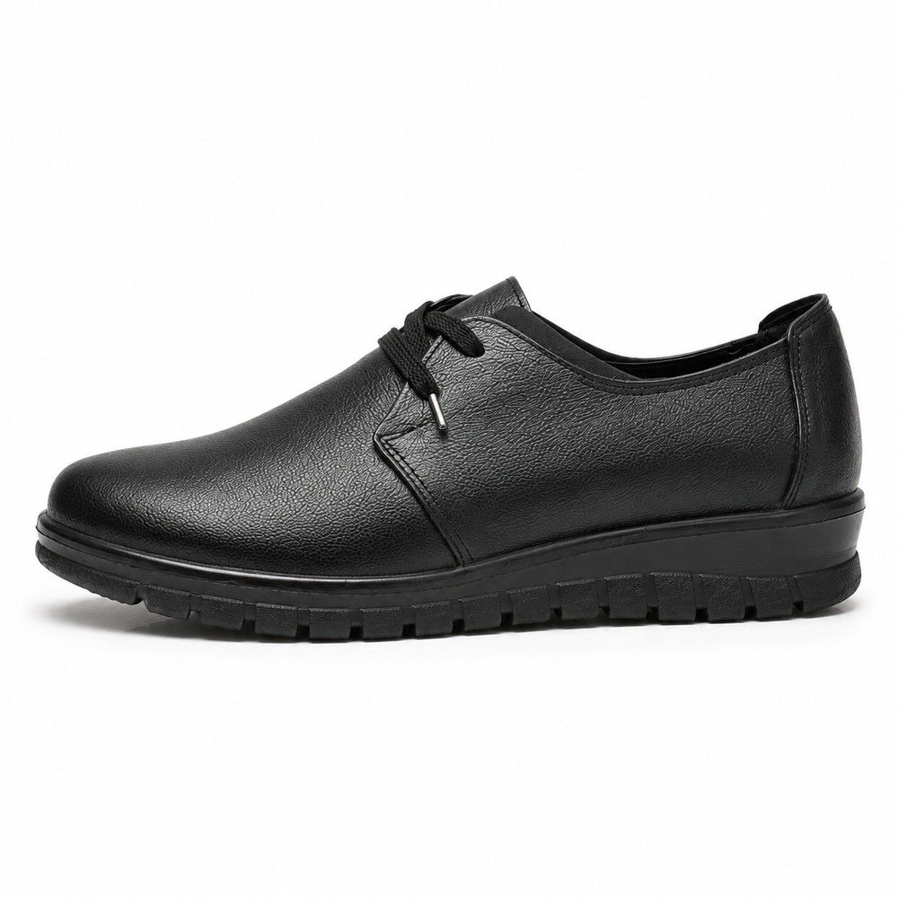 Lodi Orthopedic Comfort Shoes - Black - side view