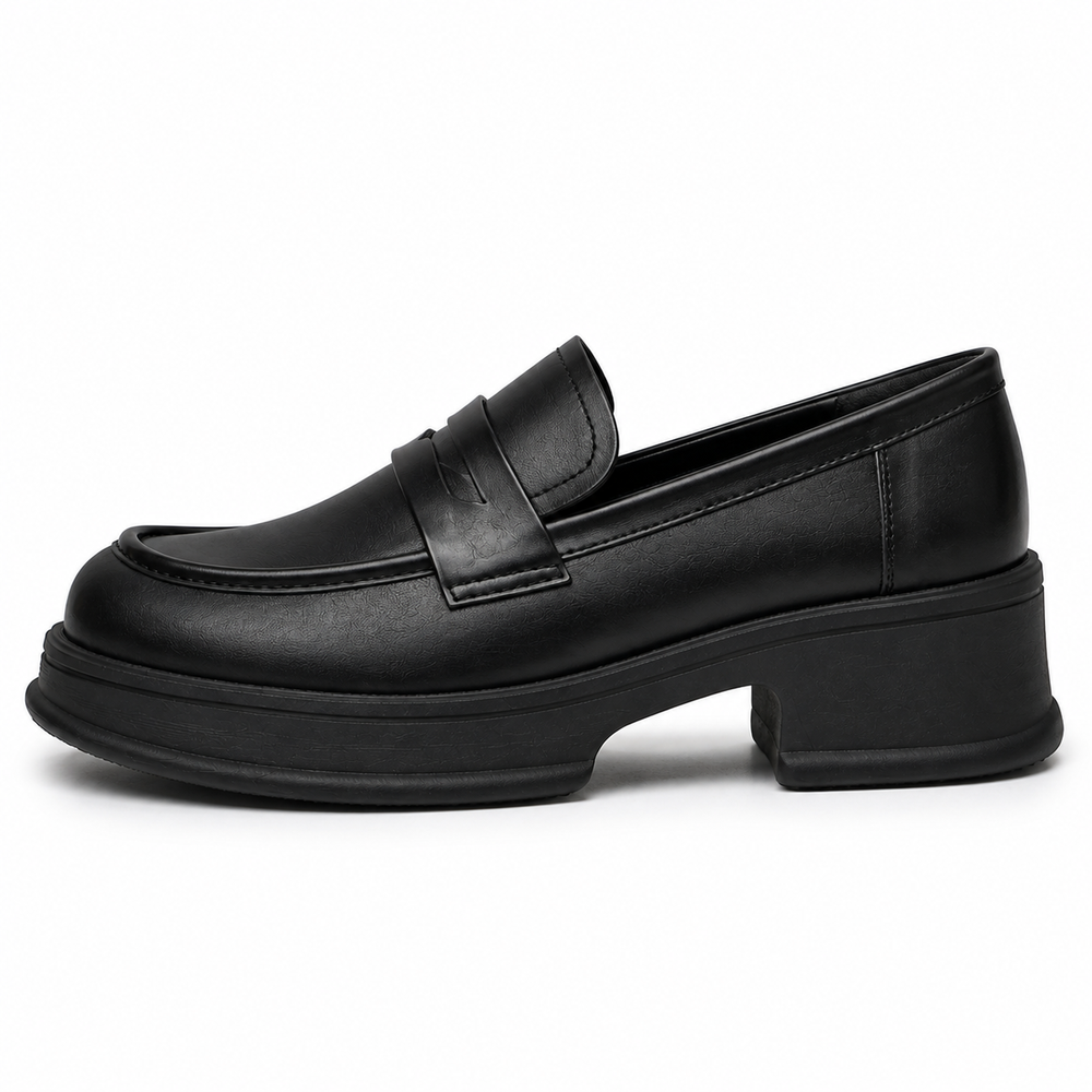 Livorno Orthopedic Loafers - Black - side view