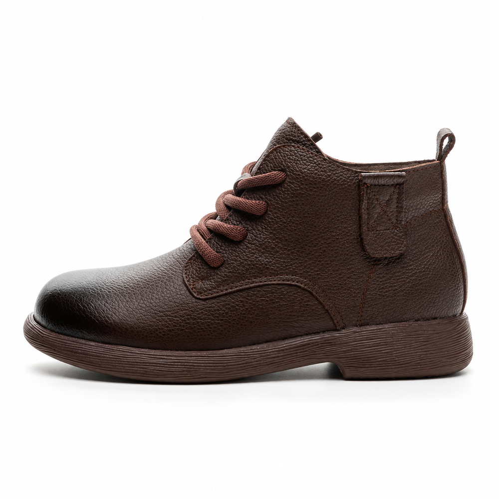 Urbino Orthopedic Ankle Boots - Brown - side view